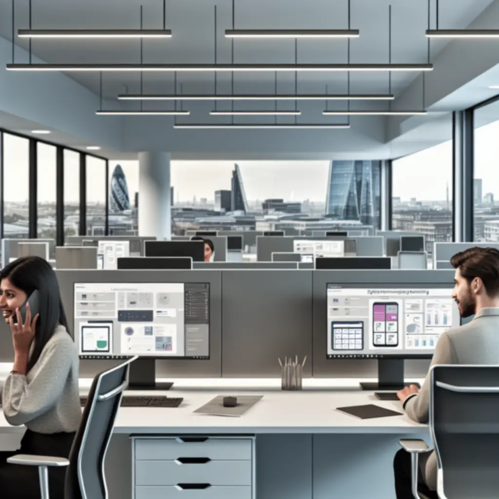 PING CULTURE LTD software team collaborating in a modern workspace